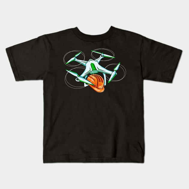 Drone #3 Made By Engineer Kids T-Shirt by Merch By Engineer